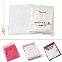 Clothing Store Plastic Transparent PE Self-styling Bag Sealed Stick Bag Zip-Style Packing Bag Clothing Clothes Bags Custom LOGO