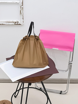 Clothing store handbag custom beam mouth plastic bag takeaway bag gift shopping drawstring bag printing LOGO