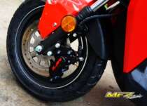 MFZ-SOCO-CU Front large pair of four transposable front brake upgrade kit Rear brake upgrade kit Crab