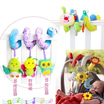 Original high quality baby multi-function BB device ringing windbell baby cartoon cute car hanging bed around toys
