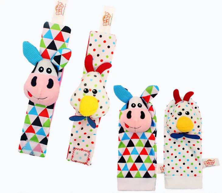 Newborn wrist bell bell band baby ringing sock baby's early teaching toy