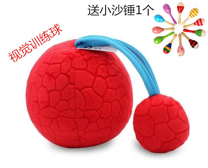 Baby vision development training traces red ball black and white ball 0 - 3 months baby ball toys