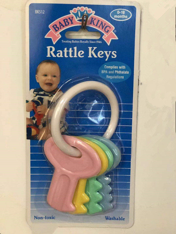 Foreign trade original baby baby hand grab key rings teeth bite tattoo bracelet key grasp toy