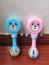Baby cartoon rattle baby ring soothing toy