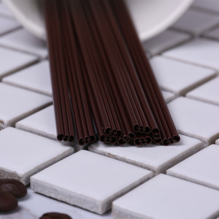 Disposable straws Coffee straws Small hole straws Double hole straws Plastic straws 100 pieces
