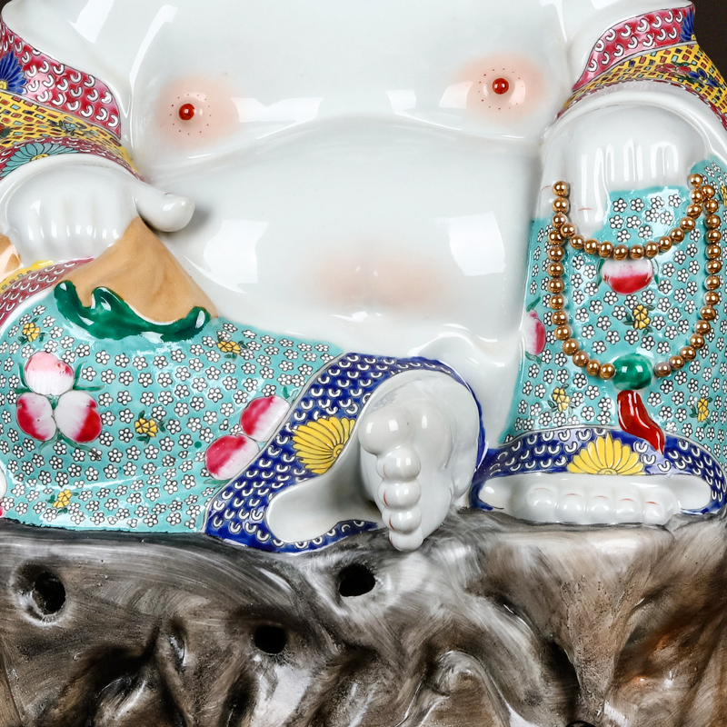 Jingdezhen ceramics of Buddha temple consecrate decorations for home gift lucky by ocean 's stone statues and furnishing articles