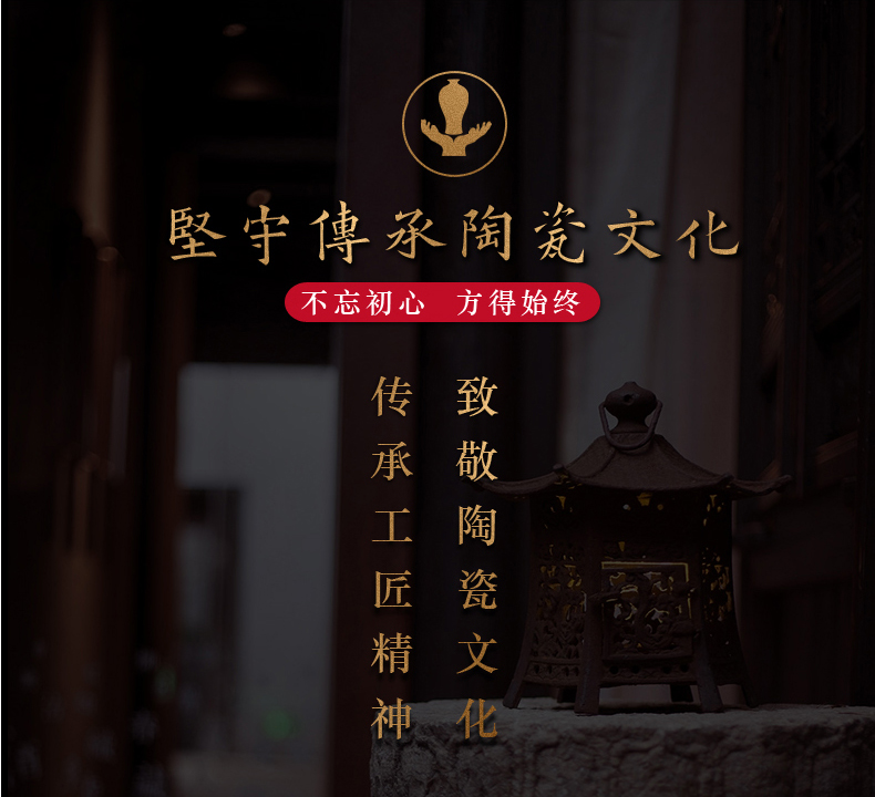 Jingdezhen ceramic yellow large vases, Chinese style living room porch company in furnishing articles to heavy large opening gifts
