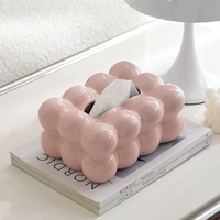 Miko Home Mabrish Light Luxury Ceramic Compue Box Swing Living Room High -Ond Paper Box Creative Home High -End Desktop