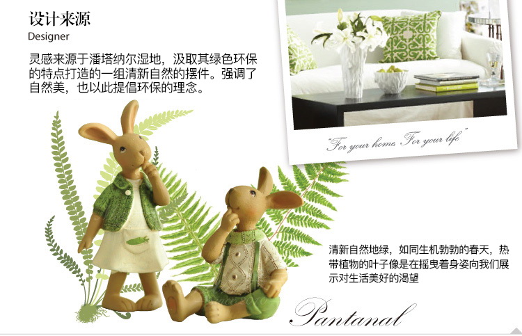 Tủ rượu Trang Trí Món Quà Sáng Tạo Tủ TV Trang Trí Món Quà Sinh Nhật Bàn Phòng Khách Dễ Thương Bunny Trang Trí