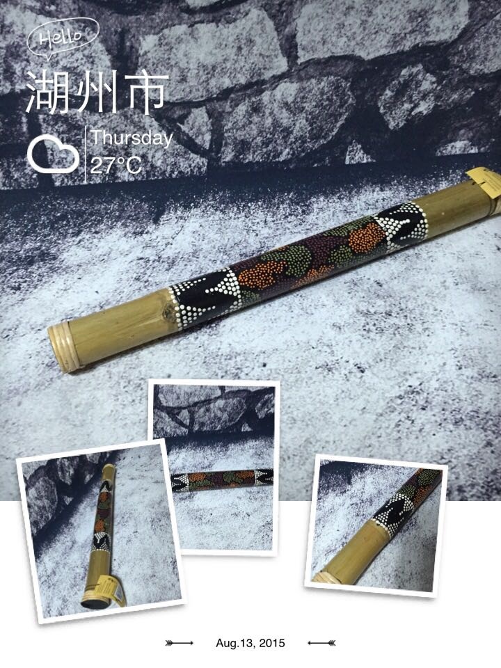 Terre Rain Stick Rain Stick Rainstick Chile ASMR Rain sound device Bamboo sound therapy Painted charcoal burning yoga