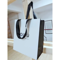  Paper bag tote bag Gift bag custom clothing store bag shopping packaging Kraft paper bag gift bag Black new style