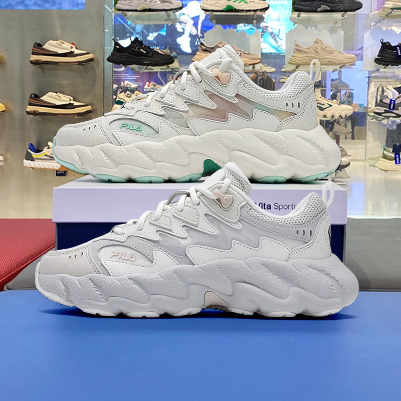 Fila Women's Shoes Fern Grass Shoes Second Generation 2026 Spring New Men's Shoes Breathable Dad Shoes F12W/M531101