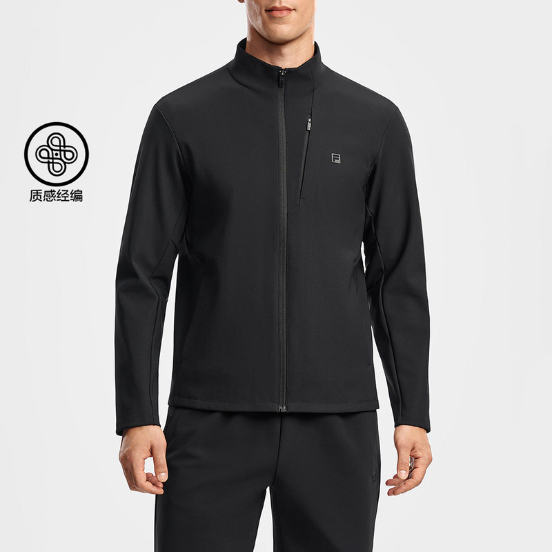 Fila Men's Jacket 2026 Winter New Fitness Stand-Up Collar Sports Top Lightweight Long-Sleeved A11M641502