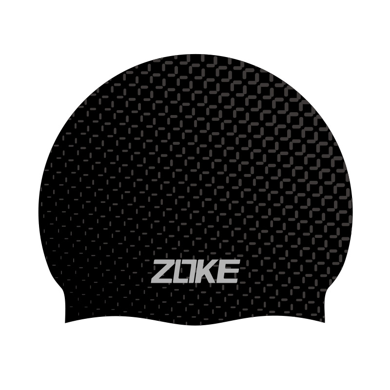 Mũ bơi silicon ZOKE nữ tóc dài thời trang lớn không thấm nước chăm sóc tóc bảo vệ tai thiết bị bơi chuyên nghiệp mũ bơi nam 	nón bơi phoenix	