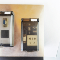 FUZUKI Fuqi a3110-front electric cabinet protection panel national standard five-hole socket RJ45 mesh Port USB serial port