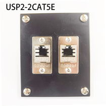FUZUKI Fuzaki USP2-2CAT5E dual mesh port front panel interface machine tool combination panel