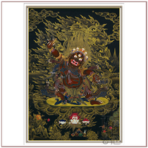 Mahakala 758ererg thangka mandala Chinese and Tibetan portrait photo frame ornaments decorative painting
