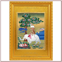Tim Fuhui auspicious four ruitangka Buddha painting decoration means that the local peace of life is full of unity and harmony