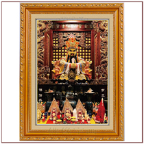 Tim Fuhui five masters of the temple five Masters Guangji Dragon King Buddha Bodhisattva portrait please the God of Wealth painting 4678