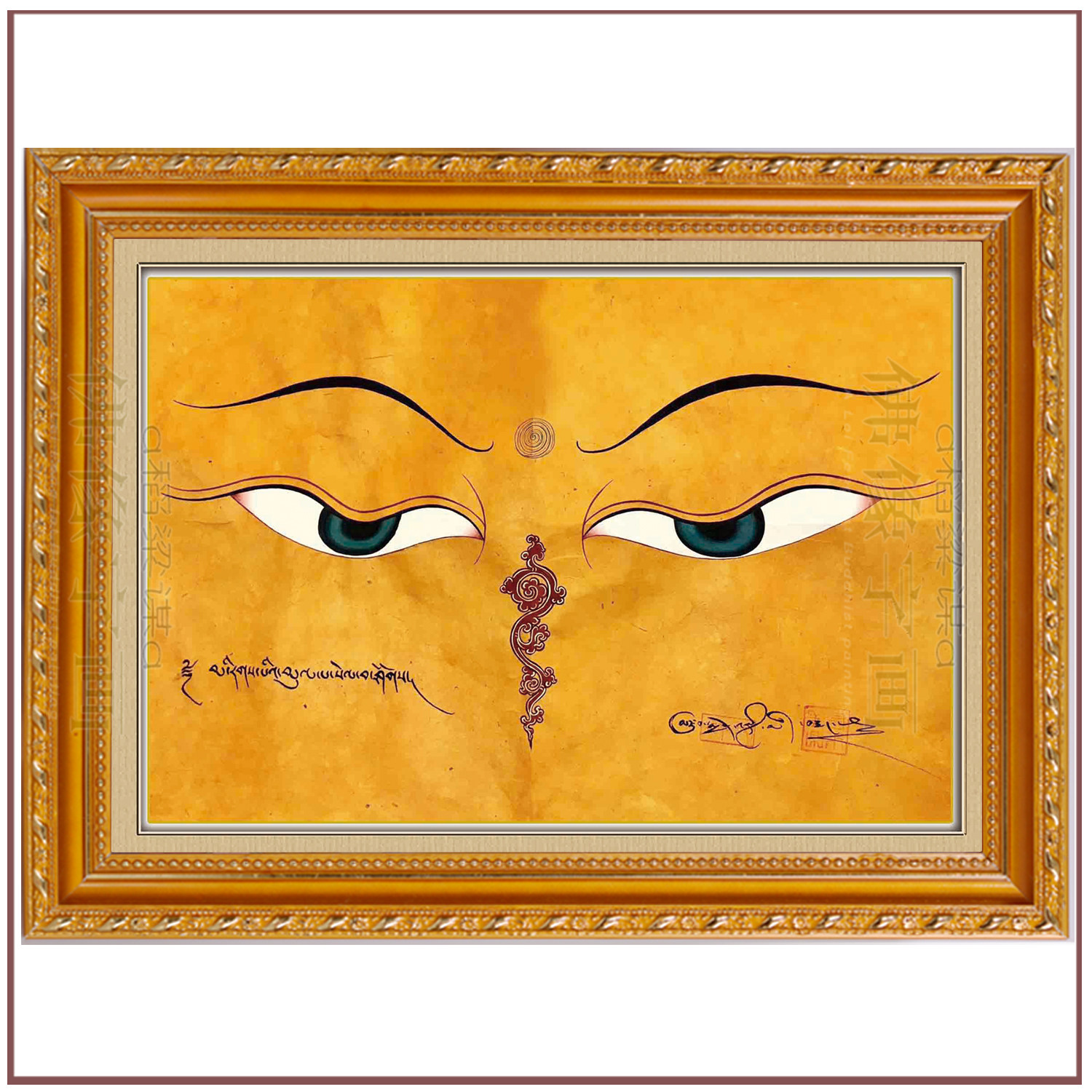 Like the law eye drawings Manzara eye care hair portrait Buddha Eye-phase paper plastic packaging 9568