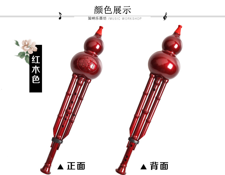 Instrument c b nhạc cụ điều chỉnh cho người mới bắt đầu sử dụng nhạc cụ quốc gia lụa chống rơi bakelite cucurbit để gửi hộp - Nhạc cụ dân tộc các loại đàn cổ cầm