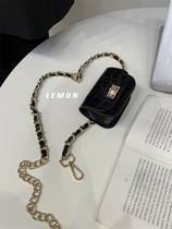 WJ Fashion 100 Lap Belt Chain Small Bag Package Retro Temperament Pop Net Red Purse Bag Mobile Phone Bag Woman Bag