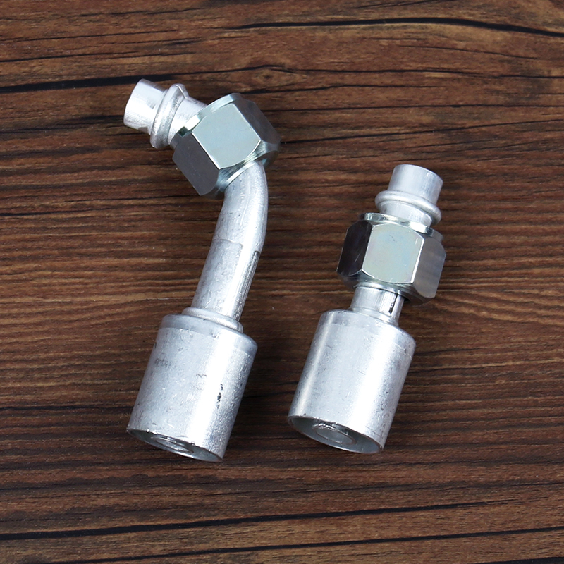 Car air conditioning glue pipe joint with aluminum sleeve excavator truck ordinary F12 pipe repair and modification general accessories