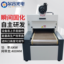 RX400-2 Desktop UV curing machine UV glue ink dryer UV tunnel furnace 6KW light curing machine