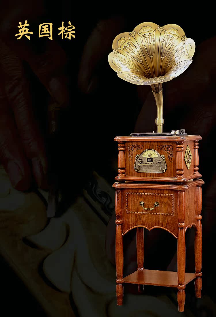 bán đầu đĩa than loa kèn	 Youdi phonograph retro Châu Âu cổ lớn sừng máy ghi âm máy ghi âm tất cả các loa siêu trầm độc lập gỗ rắn 	đầu đĩa than hi-end