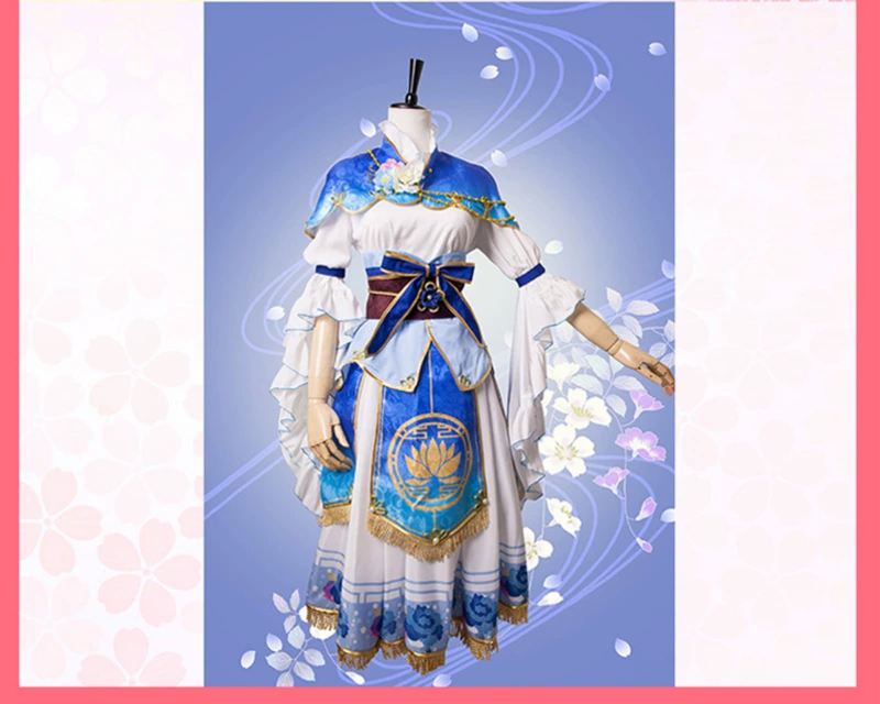 Hành trình đến phương Đông điểm tình yêu đánh thức bảy vị thần may mắn cosplay quần áo phụ nữ LL Phong cách Trung Quốc quần áo cos phong cách cổ đại - Cosplay