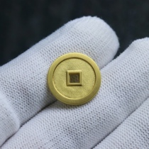 one thousand foot gold 999 Ping An spent money on 18mm ancient French handmade gold coins Tianyi Baoquan