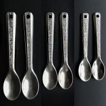 Silver spoon 925 silver spoon small spoon baby birthday spoon coffee spoon personalized customization