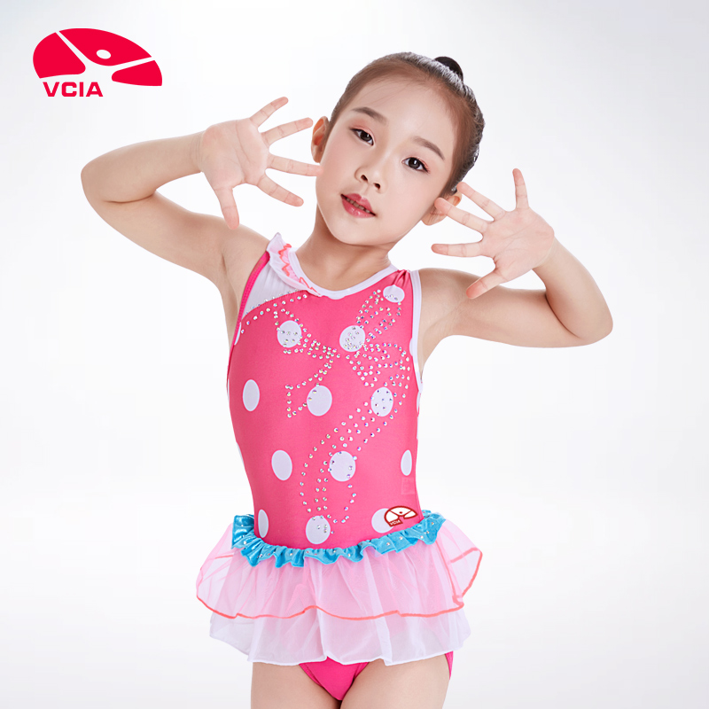 Li Weika VCIA Happy Gymnastics Suit Girls Exercise Clothes Performance Clothes Performance Clothes Gymnastics Vest 18KV001G