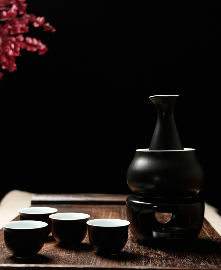 Lẩu rượu ấm, lẩu, gia đình, celadon, rượu đun sôi, rượu ấm, rượu vang, rượu vang, rượu vang vàng, rượu vang trắng, rượu sake, bộ rượu vang - Rượu vang cốc uống rượu vang