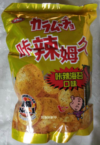 Taiwan original Lake Pond House hot hot mjiu Jiuping cut potato chips-hot seaweed flavor 500g