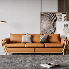 Кожаный диван 北欧真皮沙发头层牛皮现代简约客厅大小户型组合意式极简乳胶沙发