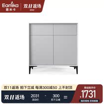 Italian-style slate minimalist high-value shoe cabinet home small apartment multi-functional design model model room shoe cabinet flagship store