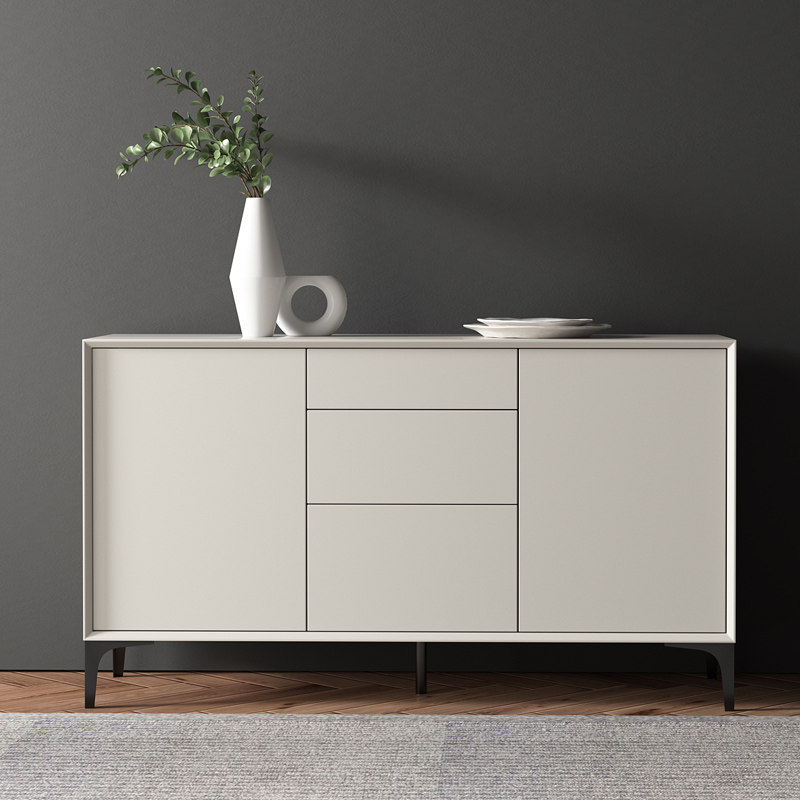 Dining cabinet integrated by wall High cabinet Tea water cabinet containing cabinet Serie-style minimalist living-room Nordic Minimalist Wine Cabinet
