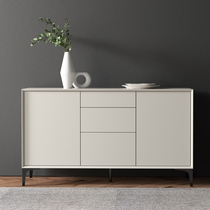 Sideboard integrated against the wall high cabinet tea cabinet locker Italian minimalist living room porch cabinet Nordic minimalist wine cabinet