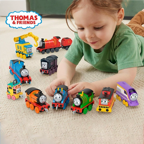 Металлический поезд для друга, игрушечная машина для мальчиков, модель автомобиля