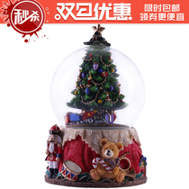Santa Santa Pine Water Crystal Ball Festoon Snowy music box Eight soundboxes to send girlfriend girlfriends birthday present