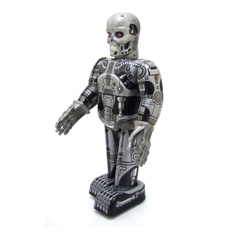 Thin Iron City retro retro nostalgic clockwork tin toy export ornaments classic nostalgic Terminator robot