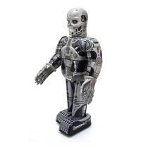 Rare iron city 80 post-retro retro clockwork tin toys export ornaments Classic nostalgic terminator robot