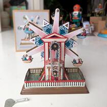 Rare Iron City-Clockwork Iron Sheet Toys Special Sale Classic Foreign Trade Gift Children Gift Playground Motian Wheel