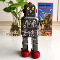 80 rear Nostalgia Tints Toy Clockwork Upper Chord Upper Chain Children Decompression Decompression Classic Collection Retro Robot