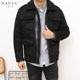 ລະດູຫນາວແບບໃຫມ່ lapel imitation fur all-in-one trendy Korean style large plus fat plus size men's short coat cotton coat