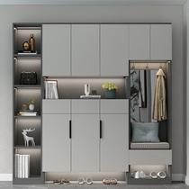 Shoe cabinet porch cabinet integrated home door locker large capacity simple cloakroom door cabinet combination entrance hall cabinet