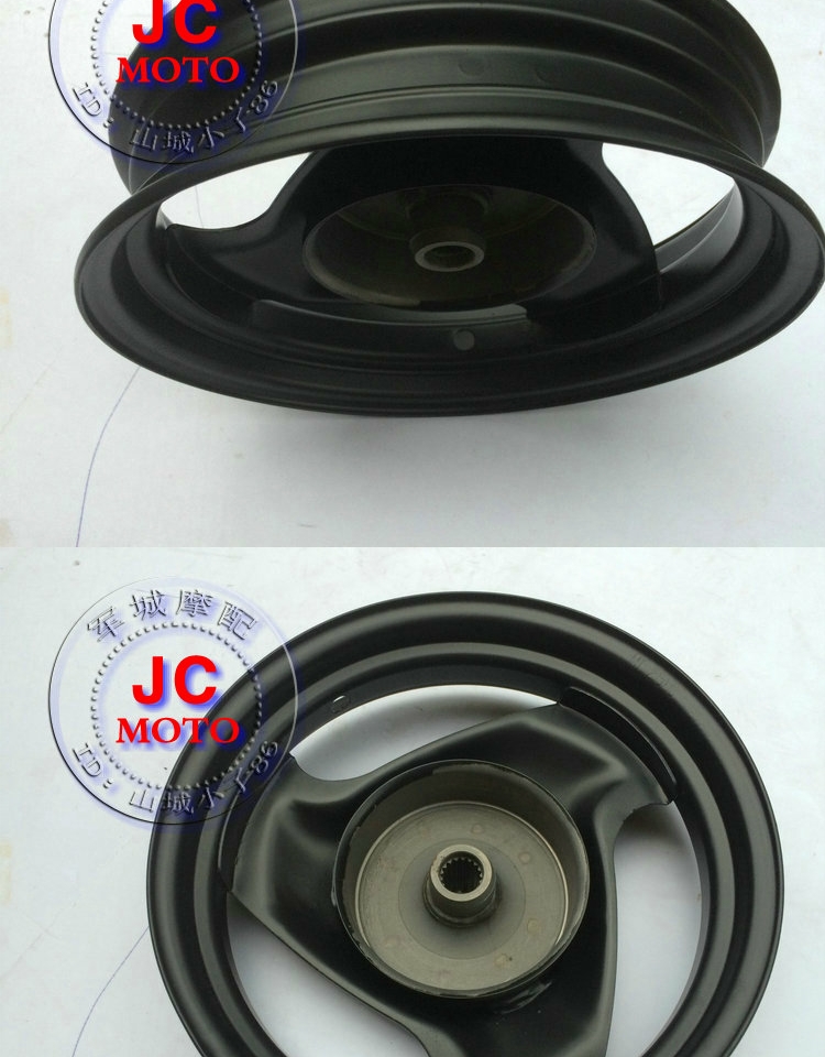 Vòng thép phía sau Fushun 100 ZY100T-2 bánh sau trung tâm Vòng thép phía sau Fushun - Vành xe máy vành xe honda