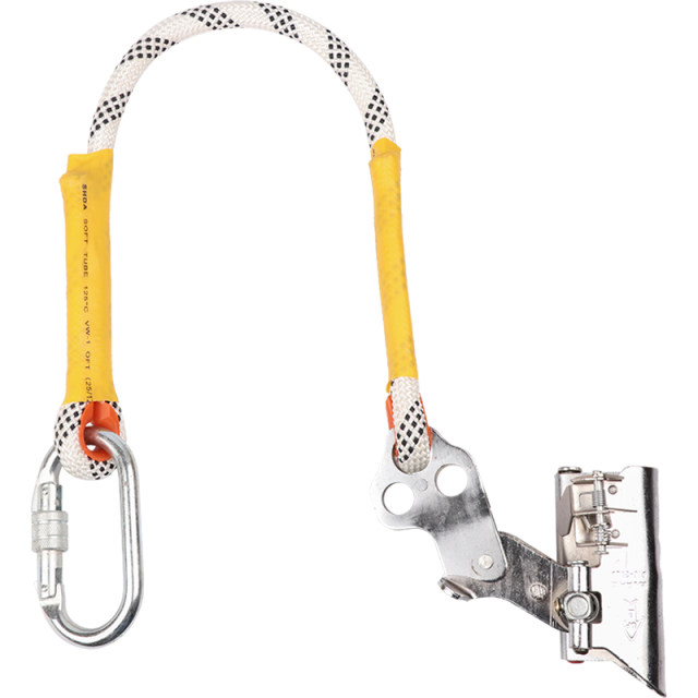 High-altitude safety rope self-locking device hanging basket slide lock  anti-fall climbing connector rope