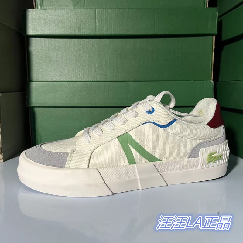 Lacoste French Crocodile Casual Canvas Men's Sneakers 43Cma0055-2L6